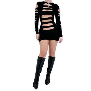 Vintage Sasha Black Dress [XS-M]